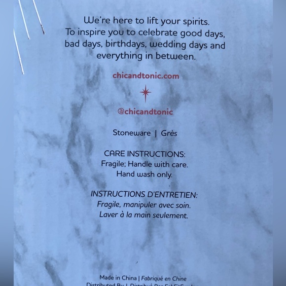 Chic and Tonic set of 4 round coasters 4in/10cm Moroccan/floral print - Picture 5 of 6